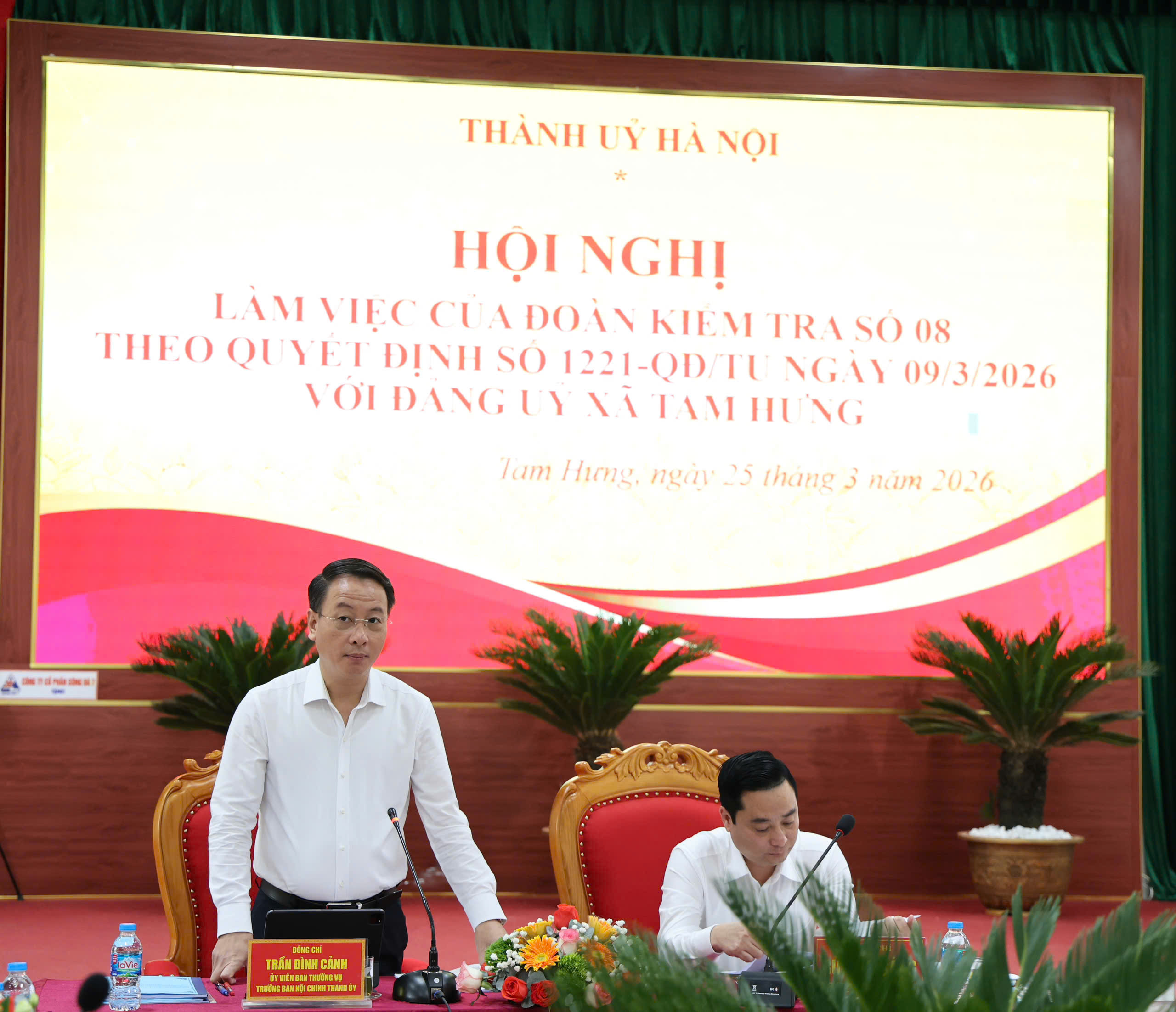 Thành ủy Hà Nội kiểm tra tại xã Tam Hưng: Quyết tâm xử lý "điểm nghẽn", đẩy nhanh tiến độ công việc