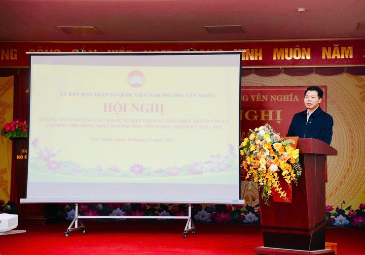 Phường Yên Nghĩa thống nhất cao cơ cấu, nhân sự ứng cử HĐND, bảo đảm chặt chẽ quy trình hiệp thương