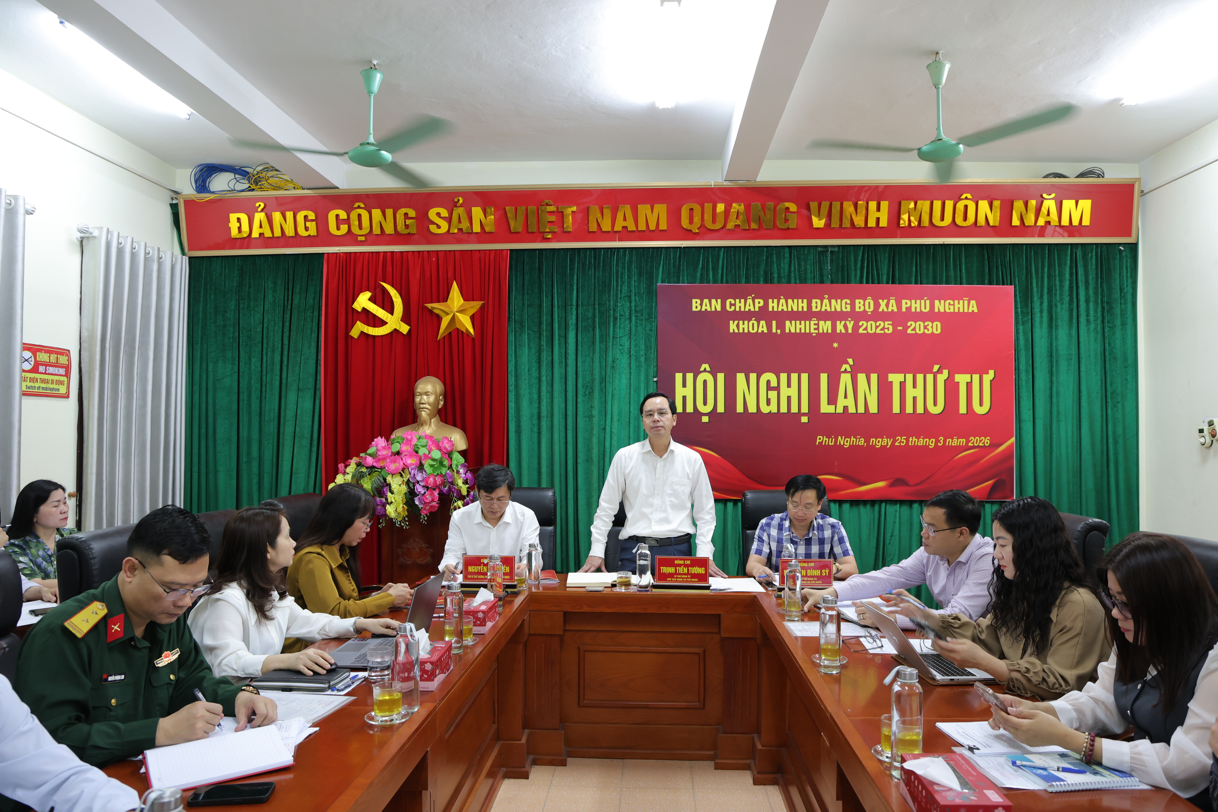 Xã Phú Nghĩa siết kỷ cương điều hành, thúc đẩy hoàn thành toàn diện nhiệm vụ phát triển năm 2026