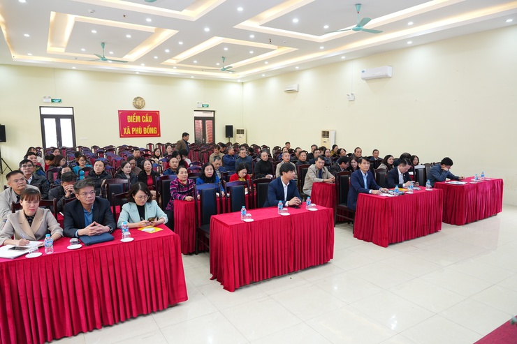 Xã Phù Đổng siết chặt quy trình hiệp thương, bảo đảm lựa chọn đúng người ứng cử HĐND nhiệm kỳ mới