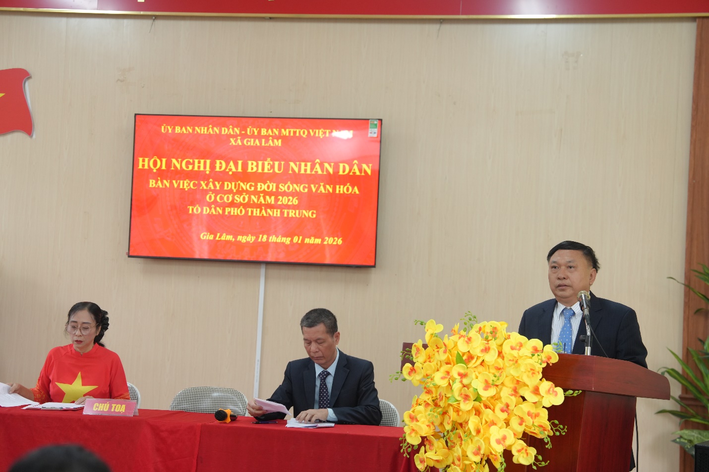 Tổ dân phố Thành Trung (xã Gia Lâm) tổ chức điểm Hội nghị đại biểu nhân dân, lan tỏa mô hình xây dựng đời sống văn hóa cơ sở