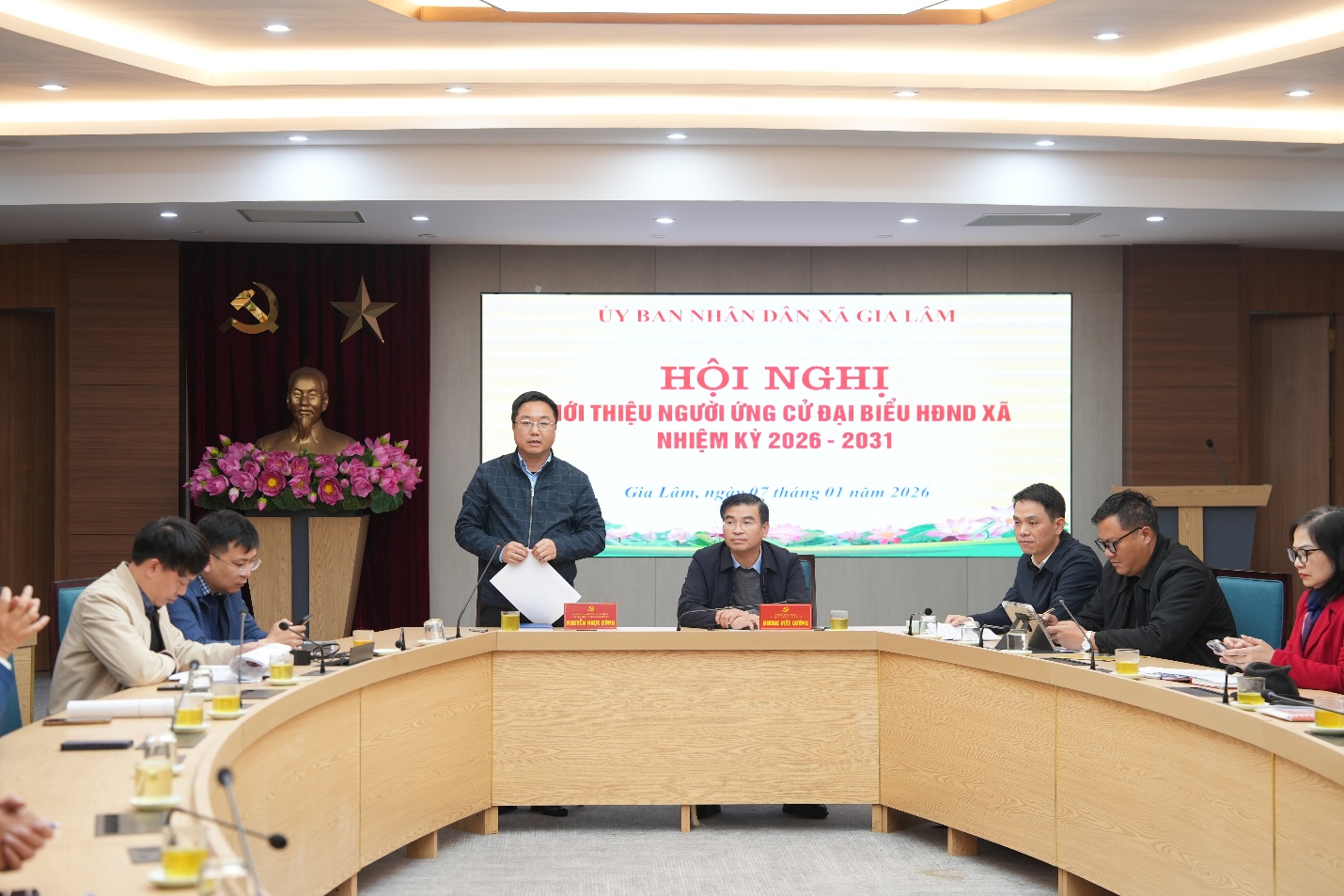 Xã Gia Lâm giới thiệu nhân sự ứng cử HĐND xã nhiệm kỳ 2026-2031 với sự thống nhất tuyệt đối