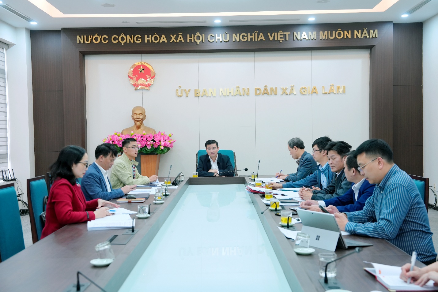 Xã Gia Lâm dồn lực tháo gỡ vướng mắc dân sinh, tăng tốc hoàn thành nhiệm vụ cuối năm
