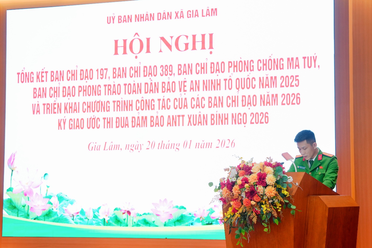 Xã Gia Lâm siết chặt an ninh trật tự từ cơ sở, tạo nền tảng vững chắc cho năm 2026