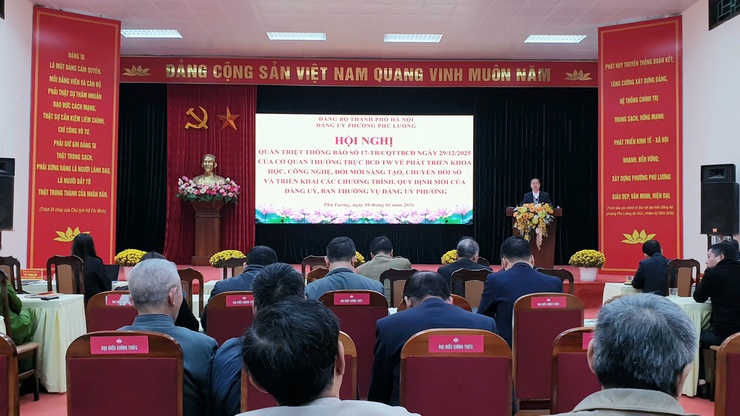 Đảng ủy phường Phú Lương quán triệt loạt chương trình, quy định mới, thúc đẩy chuyển đổi số và nâng cao hiệu lực lãnh đạo