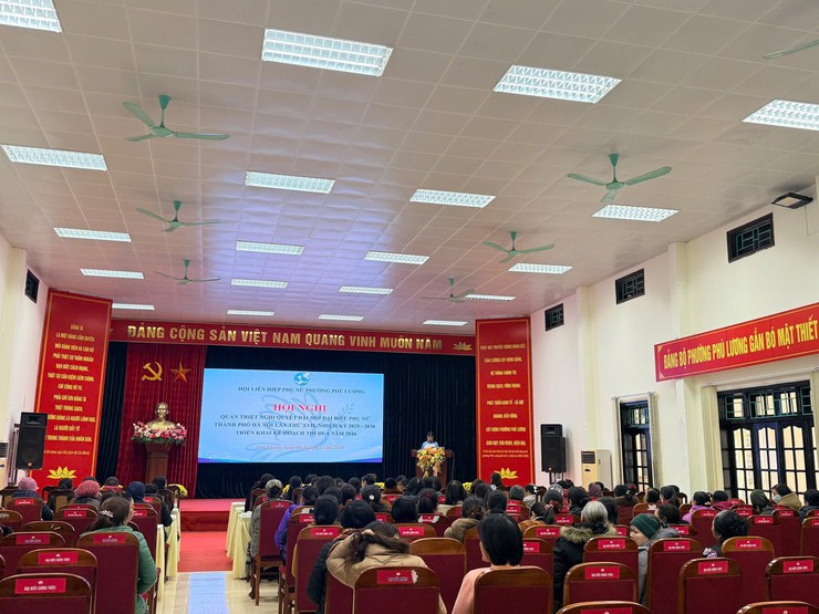 Hội Liên hiệp Phụ nữ phường Phú Lương thống nhất hành động, lan tỏa khí thế thi đua đưa Nghị quyết Đại hội vào cuộc sống