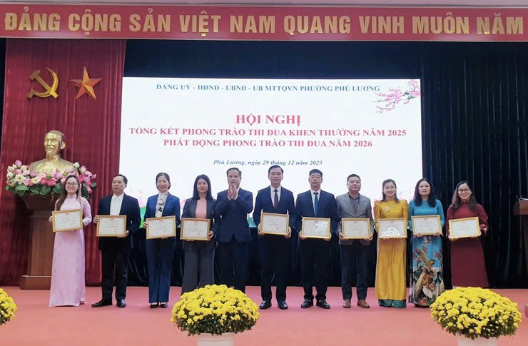 Phường Phú Lương phát động thi đua năm 2026, lan tỏa động lực phát triển từ cơ sở