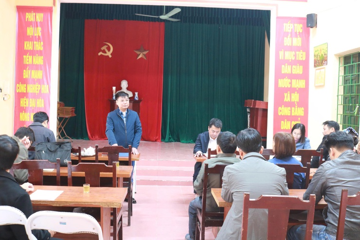 Xã Hòa Phú đối thoại trực tiếp, tháo gỡ vướng mắc giải phóng mặt bằng dự án giao thông liên xã