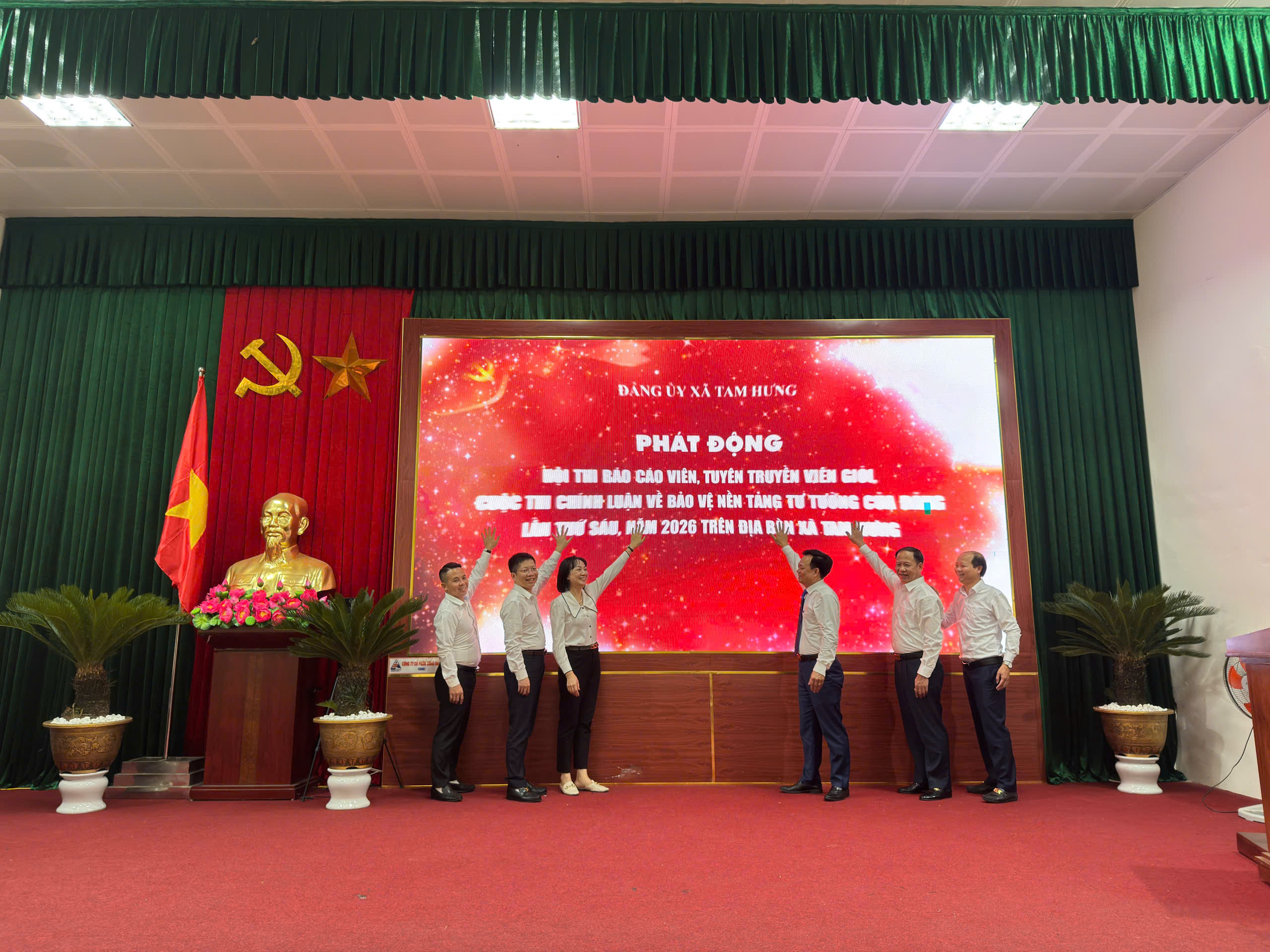 Khơi dậy bản lĩnh chính trị từ Cuộc thi chính luận và Hội thi tuyên truyền tại xã Tam Hưng