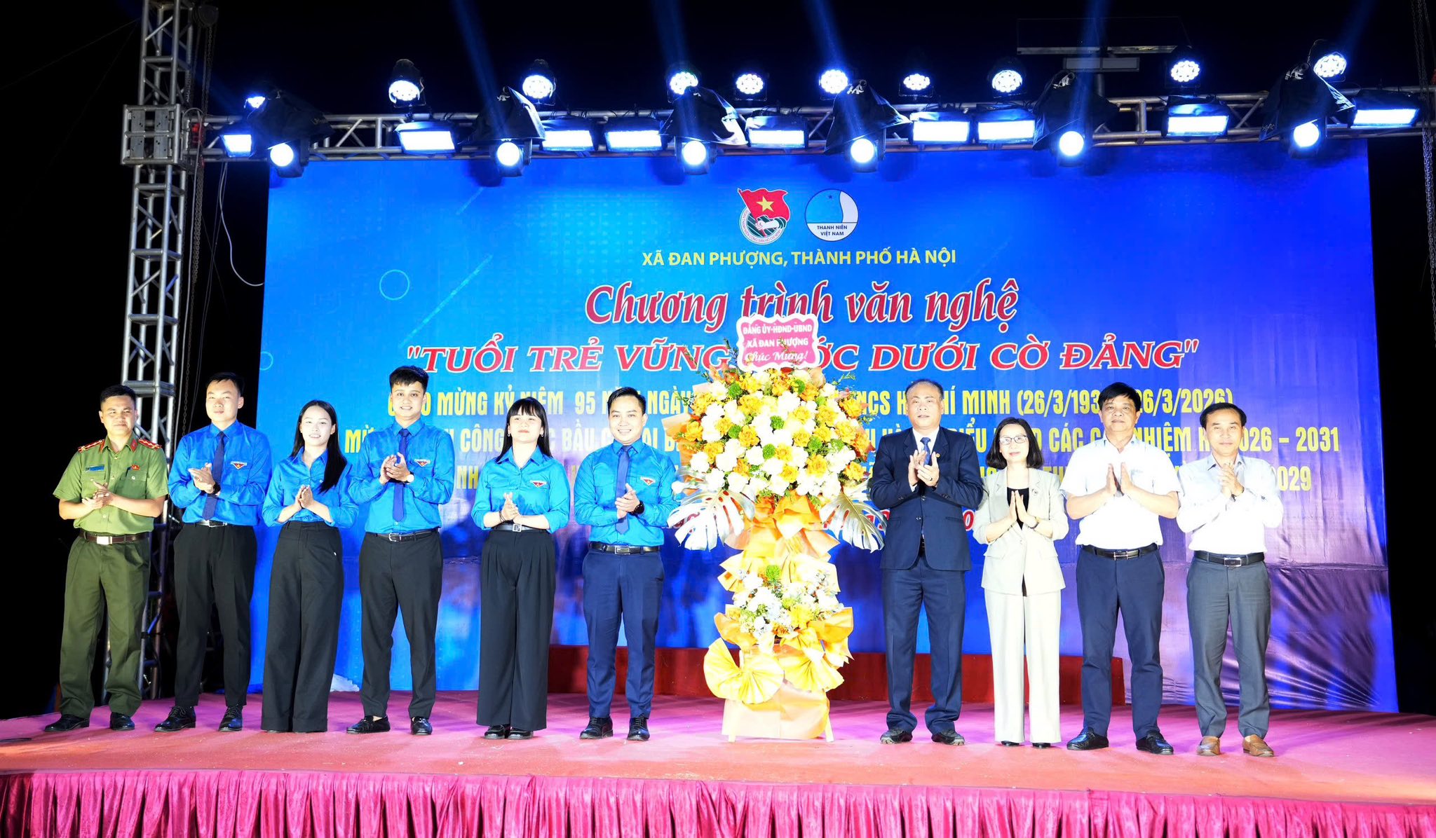 Tuổi trẻ Đan Phượng sôi nổi chào mừng 95 năm Ngày thành lập Đoàn
