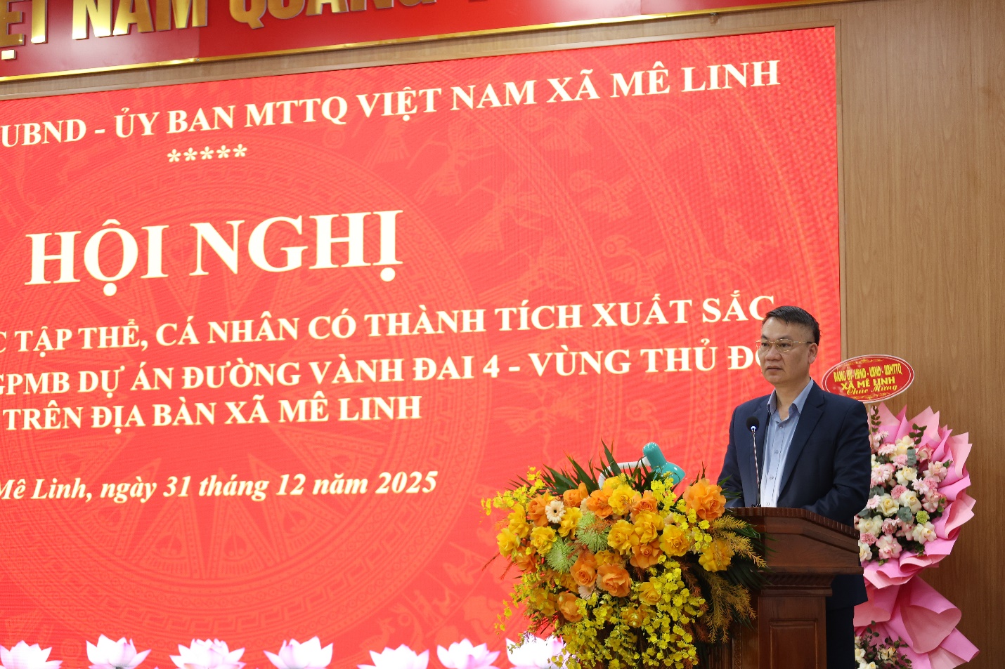 Xã Mê Linh hoàn thành giải phóng mặt bằng Vành đai 4, lan tỏa tinh thần đồng thuận vì lợi ích chung