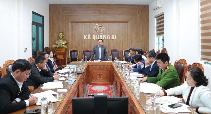 Xã Quảng Bị siết tiến độ xử lý 5 “điểm nghẽn”, yêu cầu làm rõ nguyên nhân, giải quyết dứt điểm