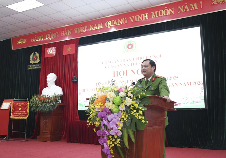 Công an xã Thường Tín phát huy vai trò nòng cốt, quyết tâm bảo đảm an ninh trật tự năm 2026