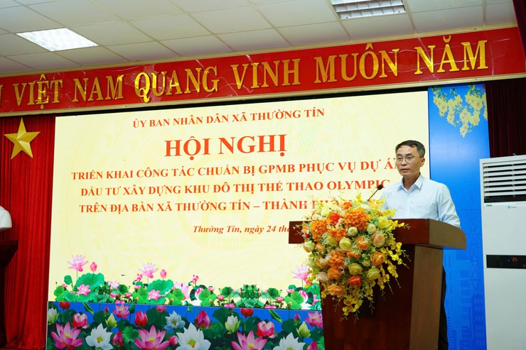 Xã Thường Tín chuẩn bị giải phóng mặt bằng dự án Khu đô thị thể thao Olympic quy mô lớn