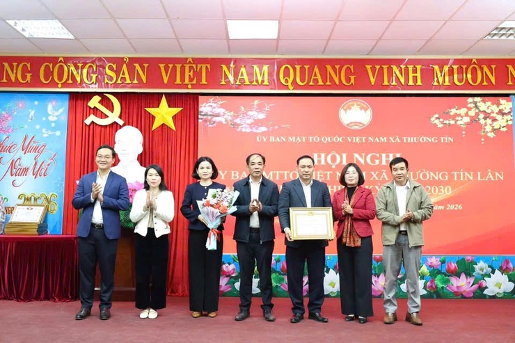 Xã Thường Tín phát huy vai trò MTTQ, thống nhất triển khai nhiệm vụ trọng tâm năm 2026