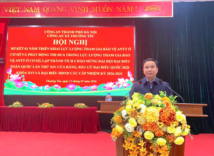 Xã Thường Tín củng cố “lá chắn an ninh từ cơ sở”: 37 tổ an ninh trật tự phát huy hiệu quả, lan tỏa phong trào thi đua bảo vệ địa bàn