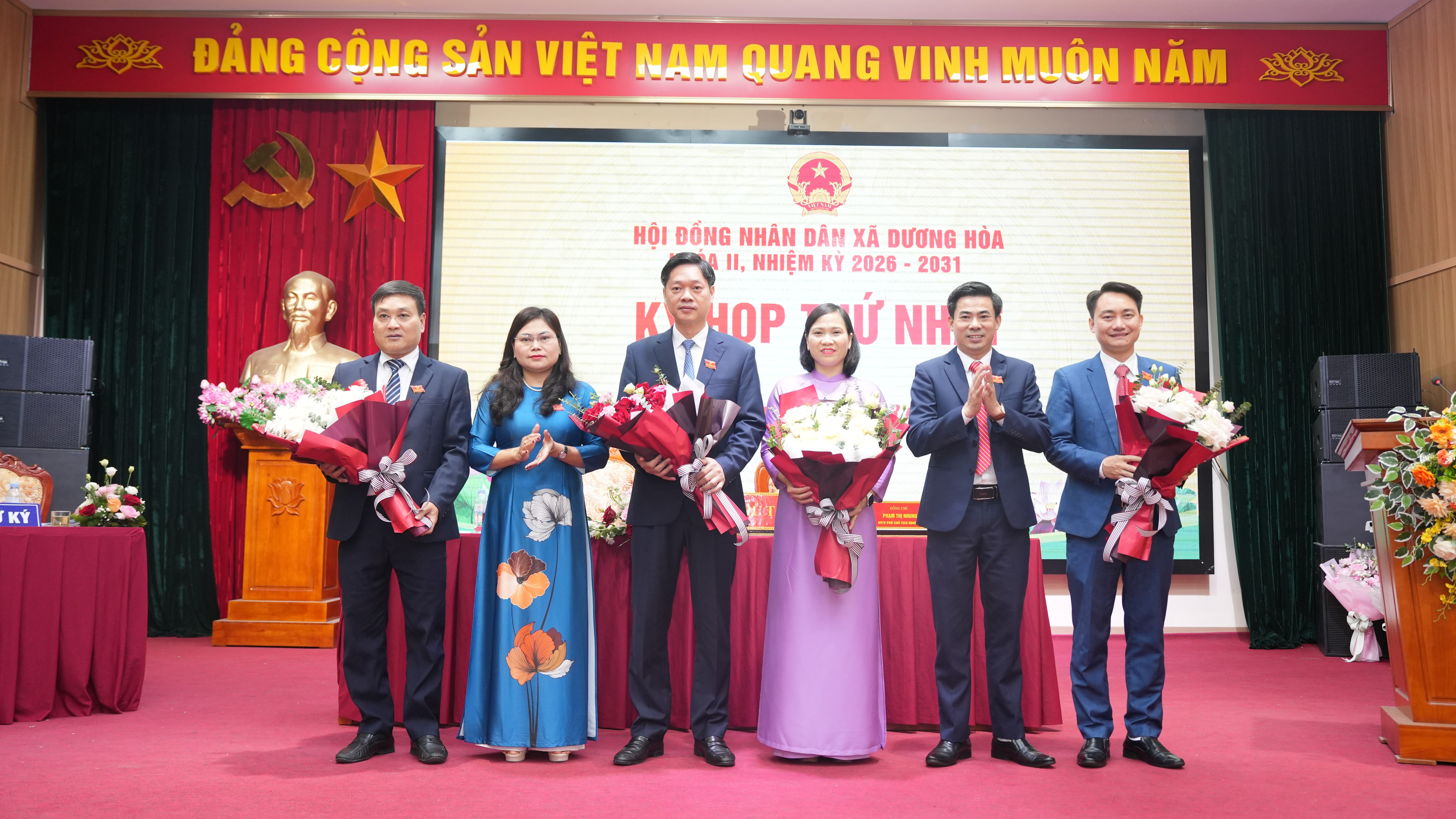Kỳ họp thứ nhất HĐND xã Dương Hòa: Khởi đầu nhiệm kỳ mới, khẳng định quyết tâm nâng cao hiệu lực quản trị địa phương