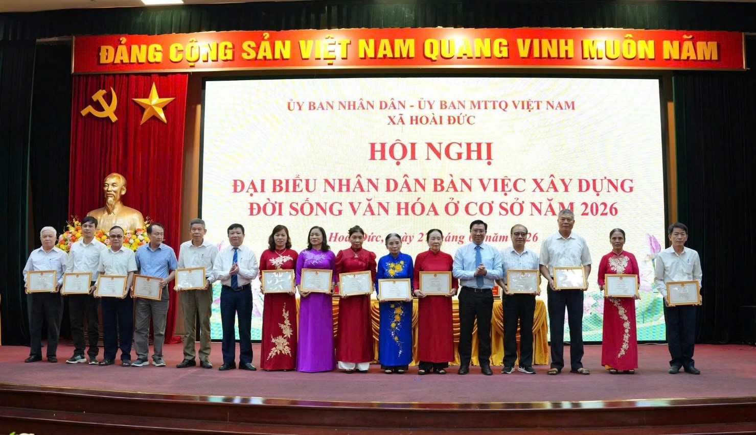 Xã Hoài Đức phát huy dân chủ, xây dựng đời sống văn hóa ở cơ sở