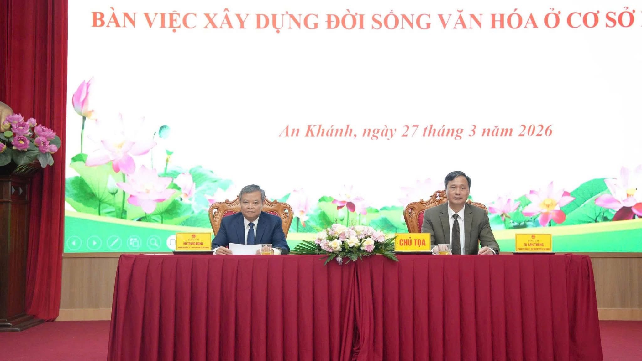Xã An Khánh phát huy sức mạnh đồng thuận, nâng chất đời sống văn hóa từ cơ sở năm 2026