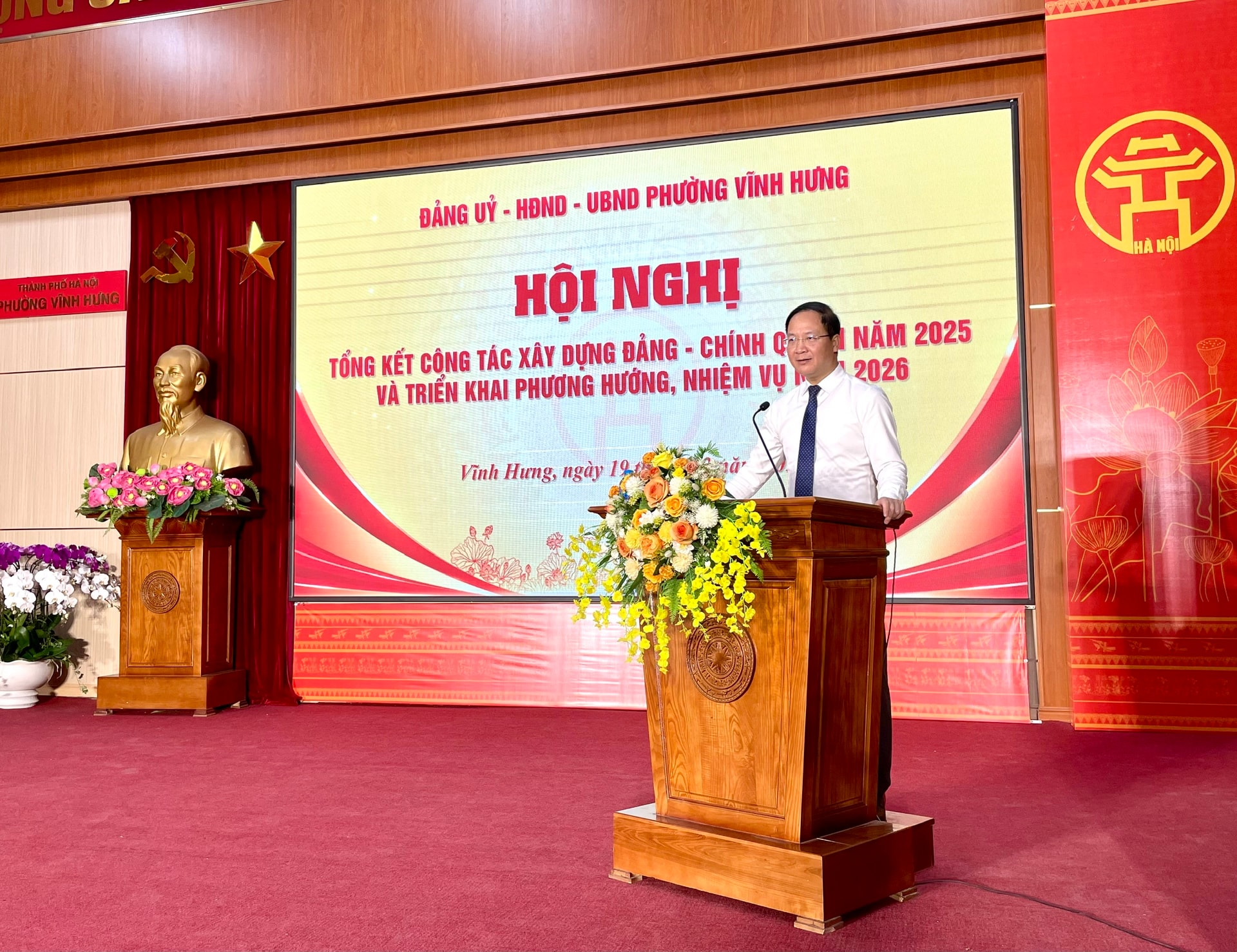 Phường Vĩnh Hưng tạo chuyển biến toàn diện sau sáp nhập, quyết tâm bứt phá năm 2026