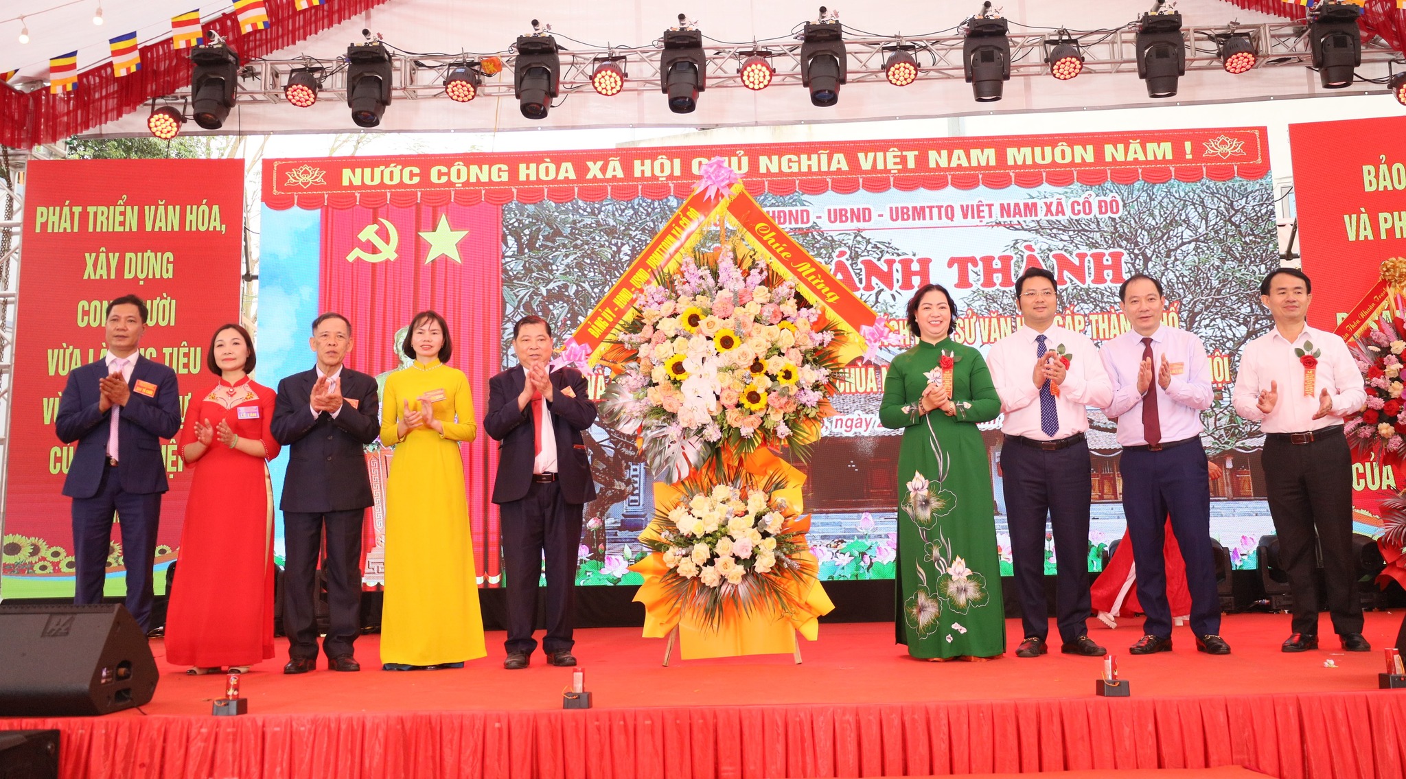 Xã Cổ Đô khánh thành công trình tu bổ di tích Đền - Chùa Nhuận Trạch, lan tỏa giá trị văn hóa trong kỷ nguyên mới