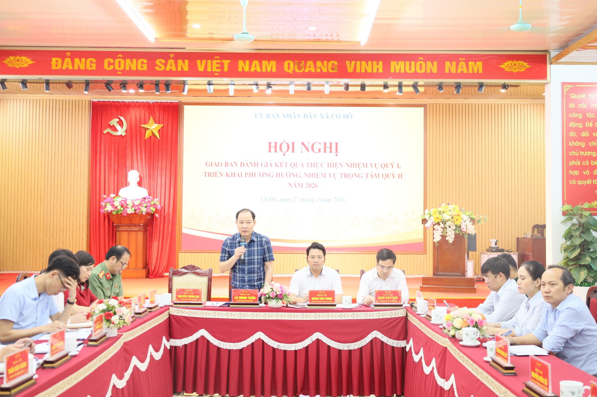 Xã Cổ Đô giữ vững đà tăng trưởng quý I, đặt mục tiêu bứt tốc toàn diện trong quý II-2026