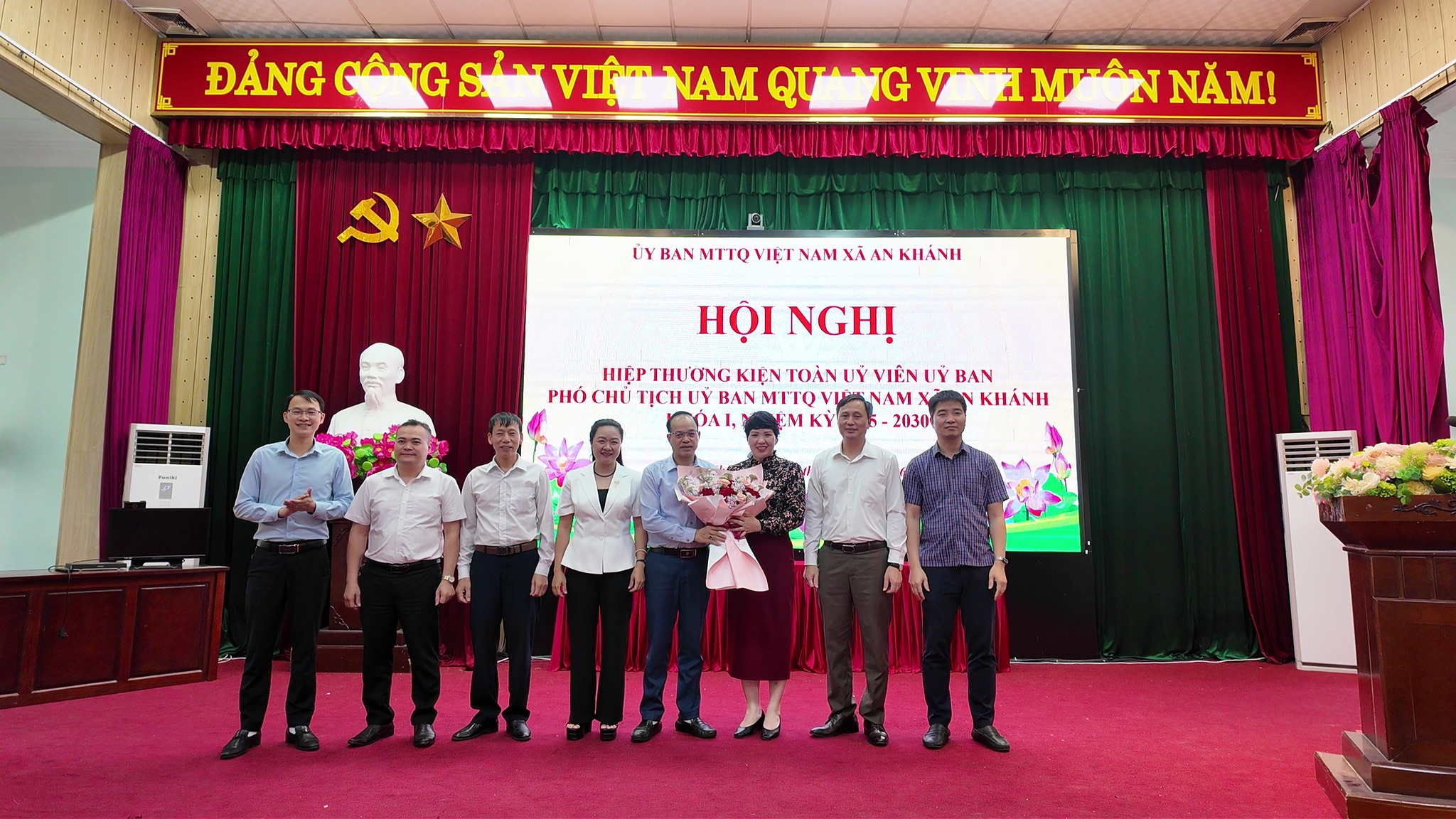 Xã An Khánh kiện toàn nhân sự Ủy ban MTTQ xã, thống nhất cao phương án cán bộ nhiệm kỳ 2025-2030