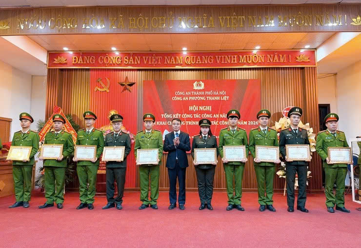 Công an phường Thanh Liệt khẳng định vai trò nòng cốt, giữ vững an ninh trật tự từ cơ sở