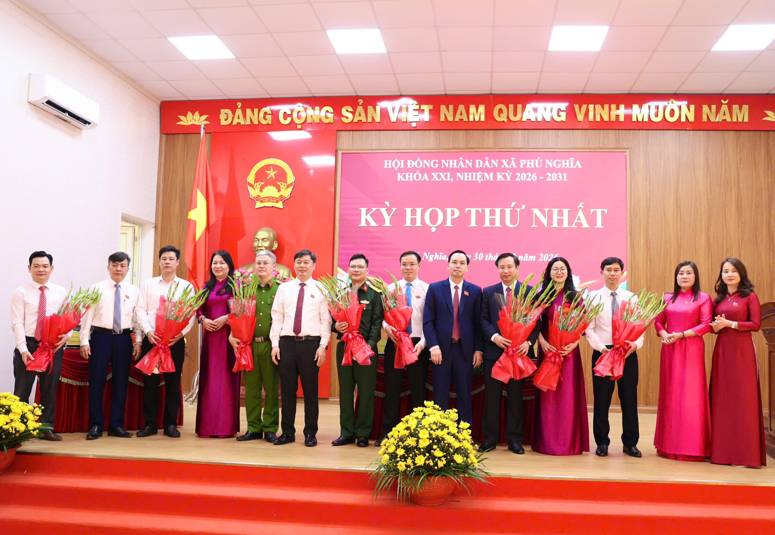 HĐND xã Phú Nghĩa khóa XXI khởi động nhiệm kỳ mới: Kiện toàn bộ máy, quyết tâm nâng cao hiệu lực, hiệu quả phục vụ nhân dân