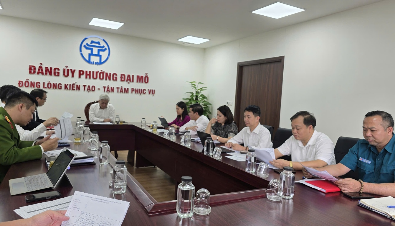 Phường Đại Mỗ thống nhất 7 đơn vị bầu cử, chủ động chuẩn bị cho nhiệm kỳ 2026-2031