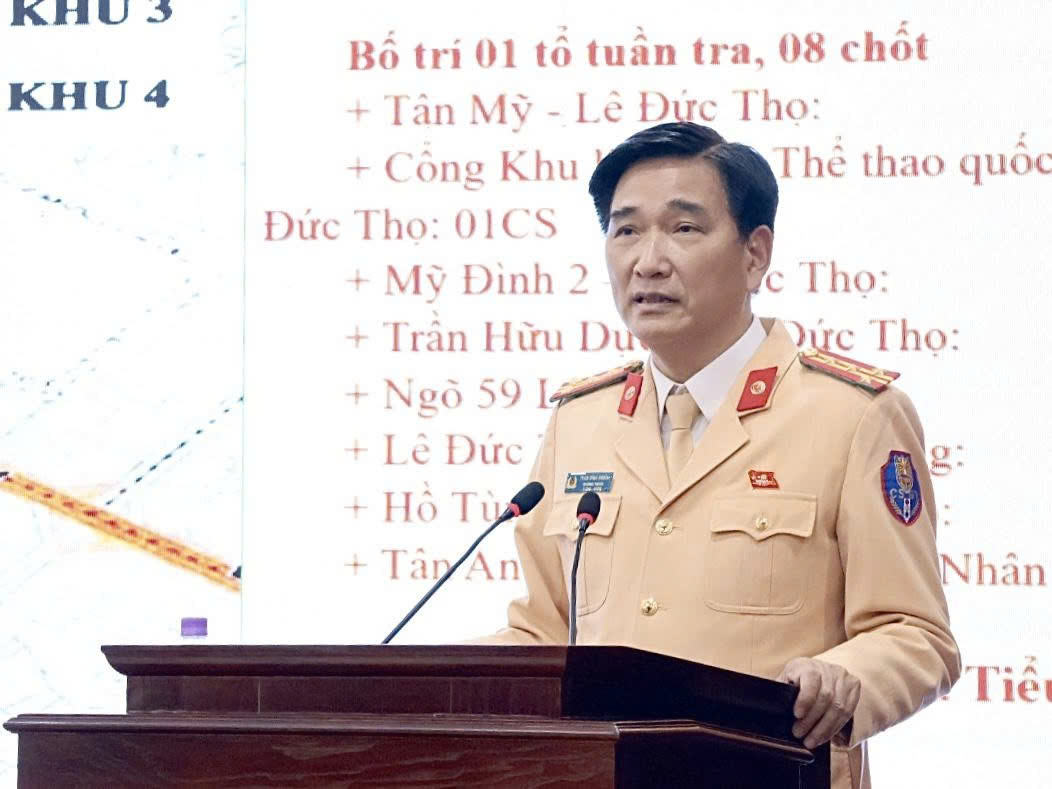 Phòng CSGT Hà Nội triển khai phương án bảo đảm giao thông phục vụ Chương trình nghệ thuật chào mừng Đại hội XIV của Đảng