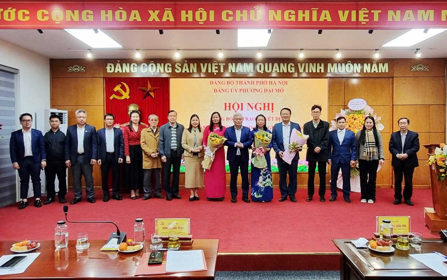 Phường Đại Mỗ thành lập Đảng bộ Doanh nghiệp, kiện toàn cán bộ chủ chốt