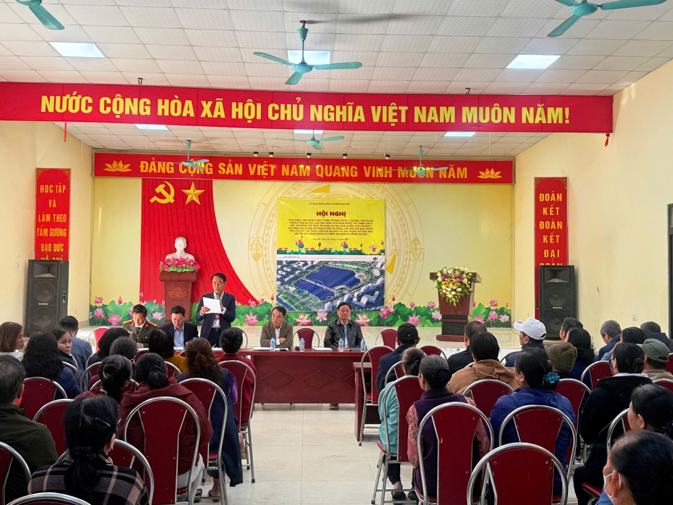 Phường Đại Mỗ đối thoại, tạo đồng thuận triển khai dự án hồ đầu mối Mễ Trì