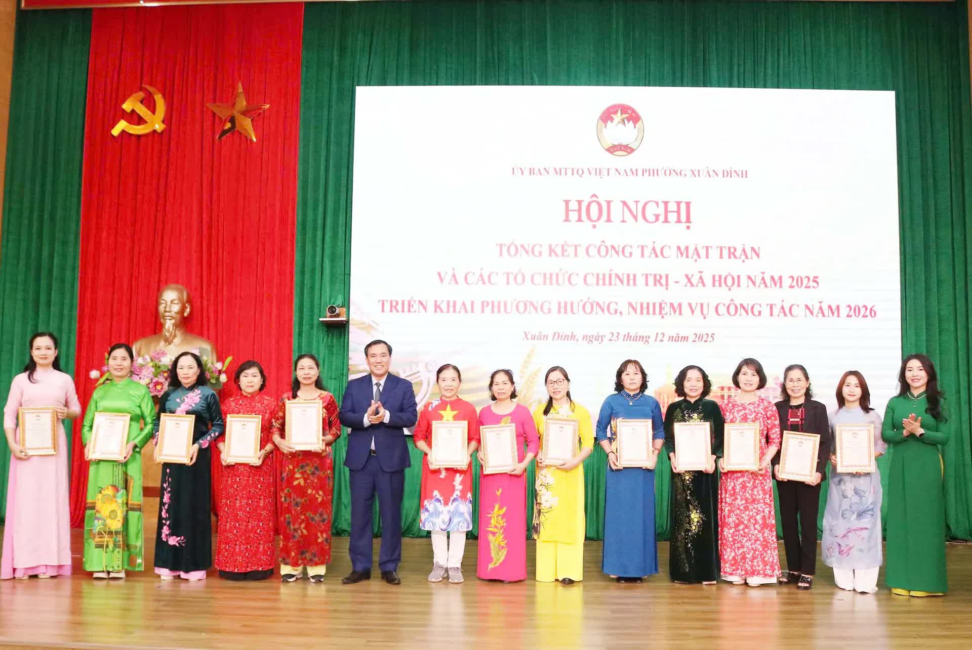 Phường Xuân Đỉnh phát huy sức mạnh đại đoàn kết, nâng cao hiệu quả công tác Mặt trận năm 2025