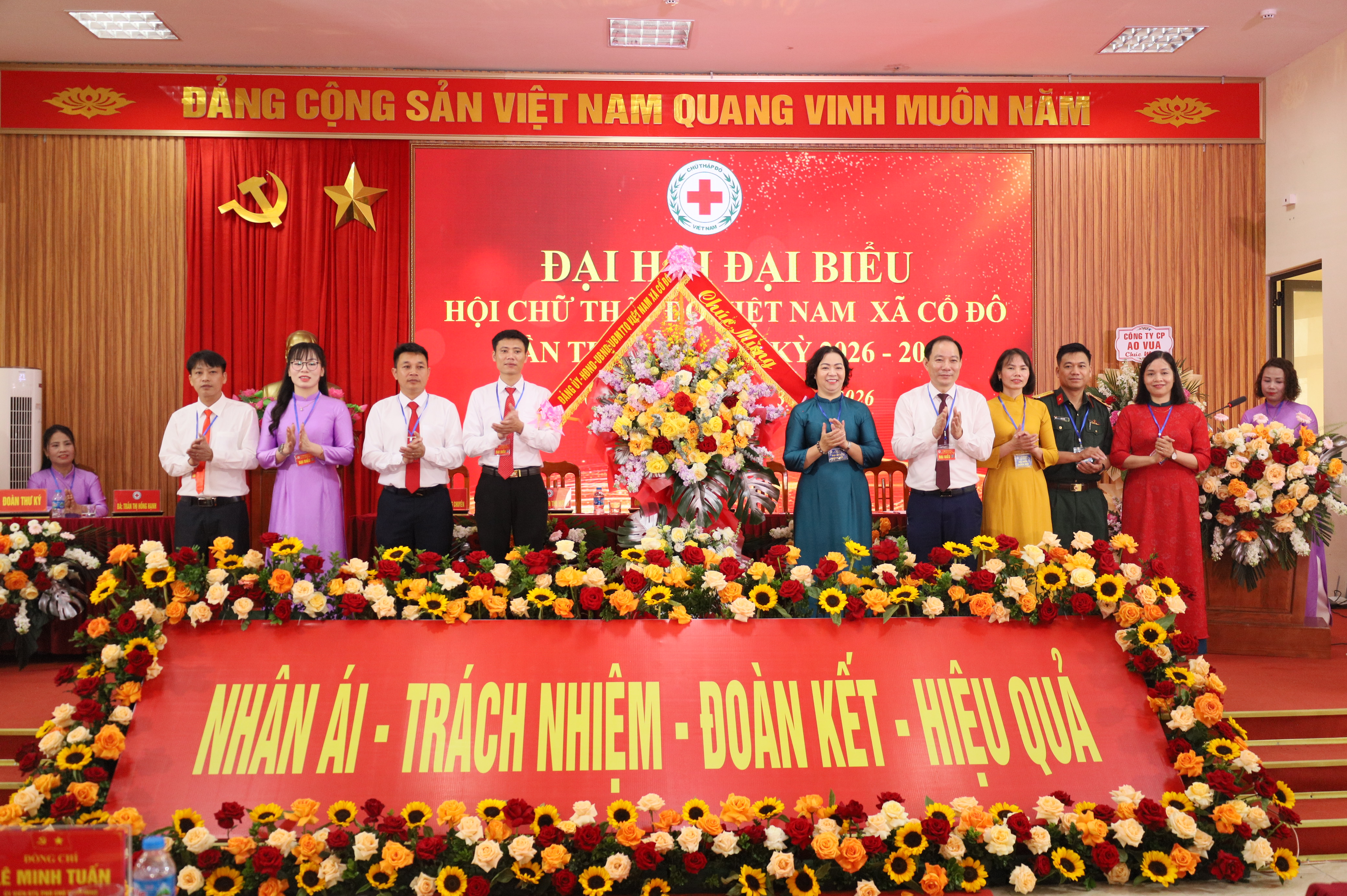 Xã Cổ Đô: Đại hội Hội Chữ thập đỏ lần thứ I, lan tỏa sâu rộng hoạt động nhân đạo nhiệm kỳ 2026-2031