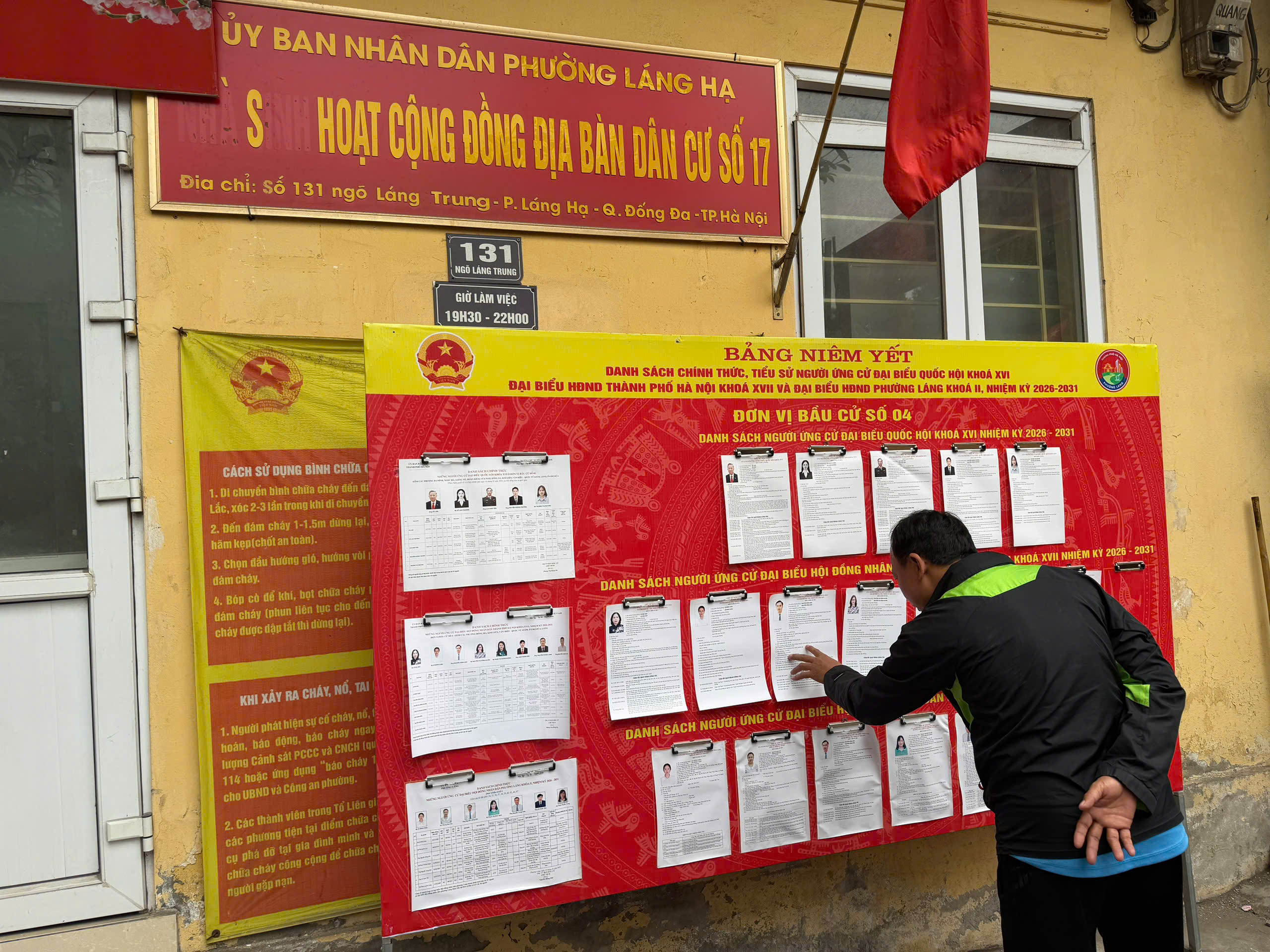 Phường Láng sẵn sàng cho ngày bầu cử với sự đồng thuận và kỳ vọng của cử tri