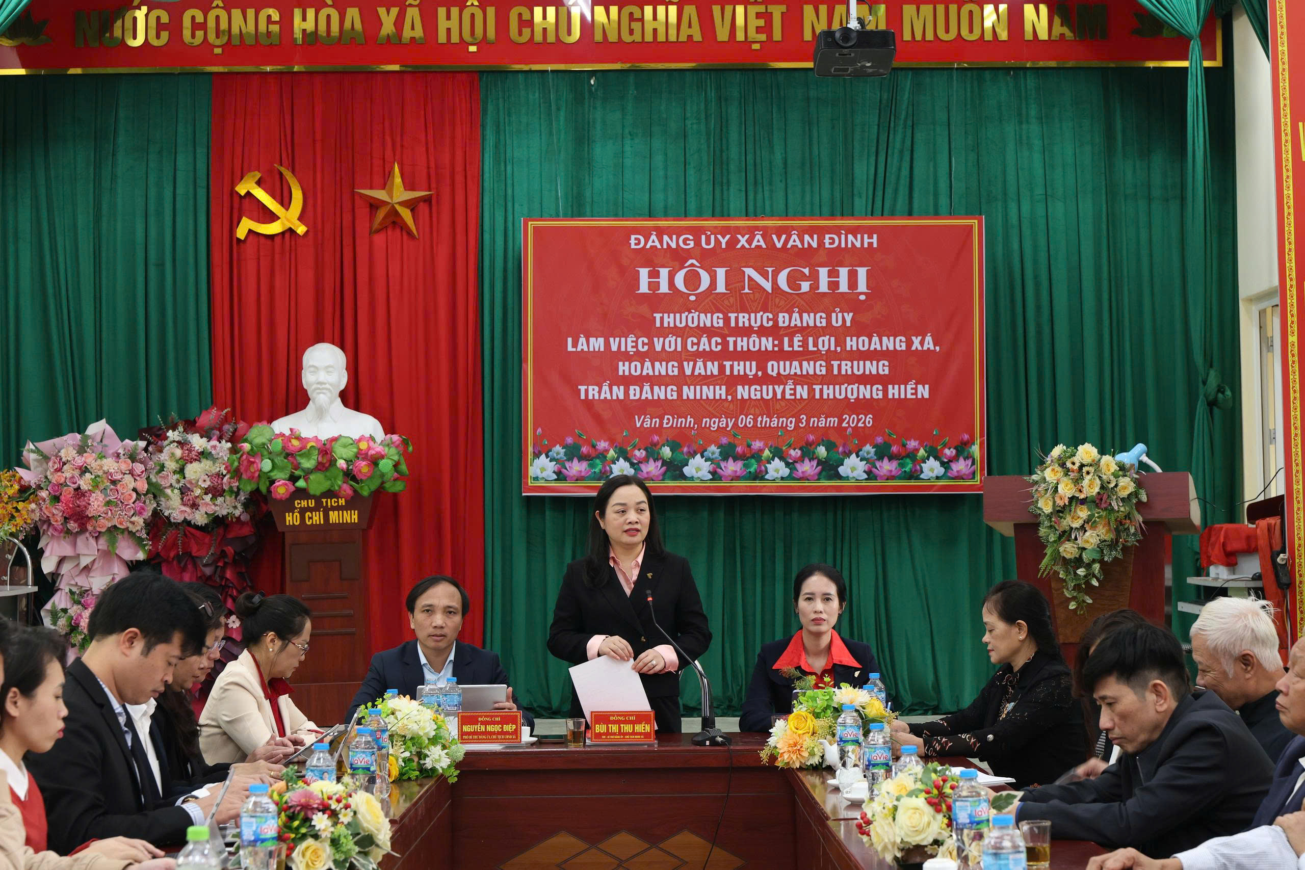 Xã Vân Đình tăng cường chỉ đạo các thôn triển khai nhiệm vụ năm 2026 và chuẩn bị công tác bầu cử