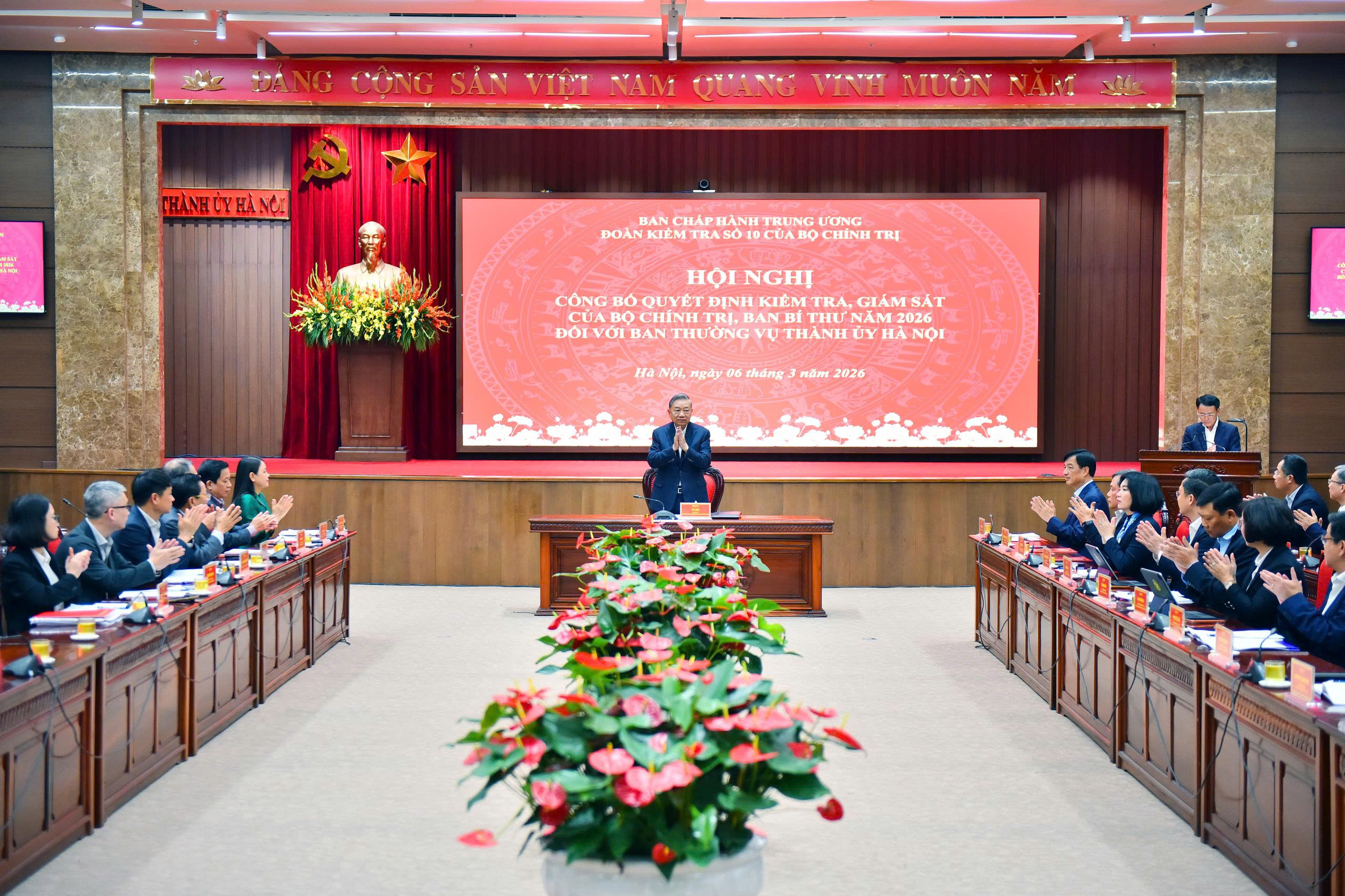 Tổng Bí thư Tô Lâm: Hà Nội có ổn định, phát triển thì cả nước mới ổn định, phát triển