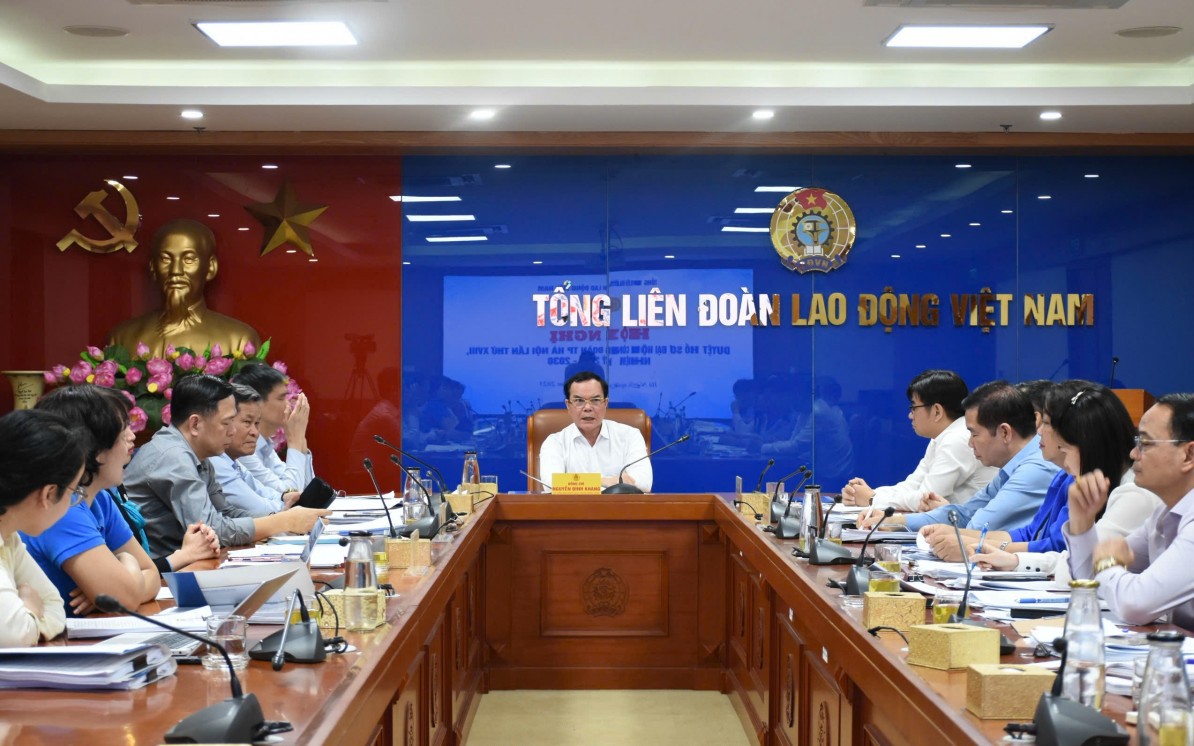 Đại hội Công đoàn thành phố Hà Nội lần thứ XVIII dự kiến tổ chức trong hai ngày 29 – 30/12/2025