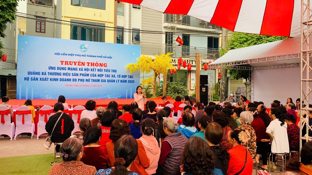 Đẩy mạnh ứng dụng mạng xã hội hỗ trợ phụ nữ khởi nghiệp, phát triển kinh tế