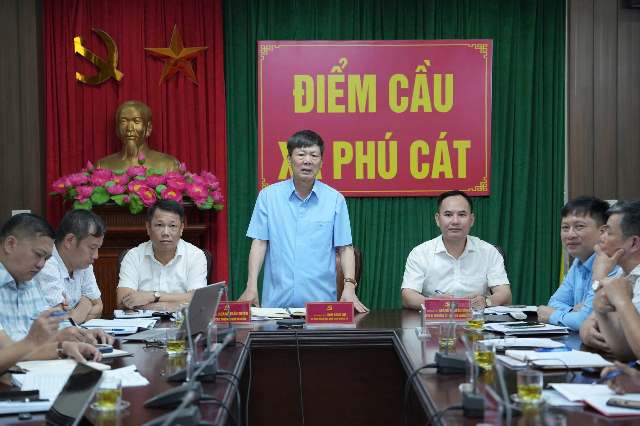 Xã Phú Cát khẩn trương xây dựng phương án sử dụng đất nông trường Chè Long Phú