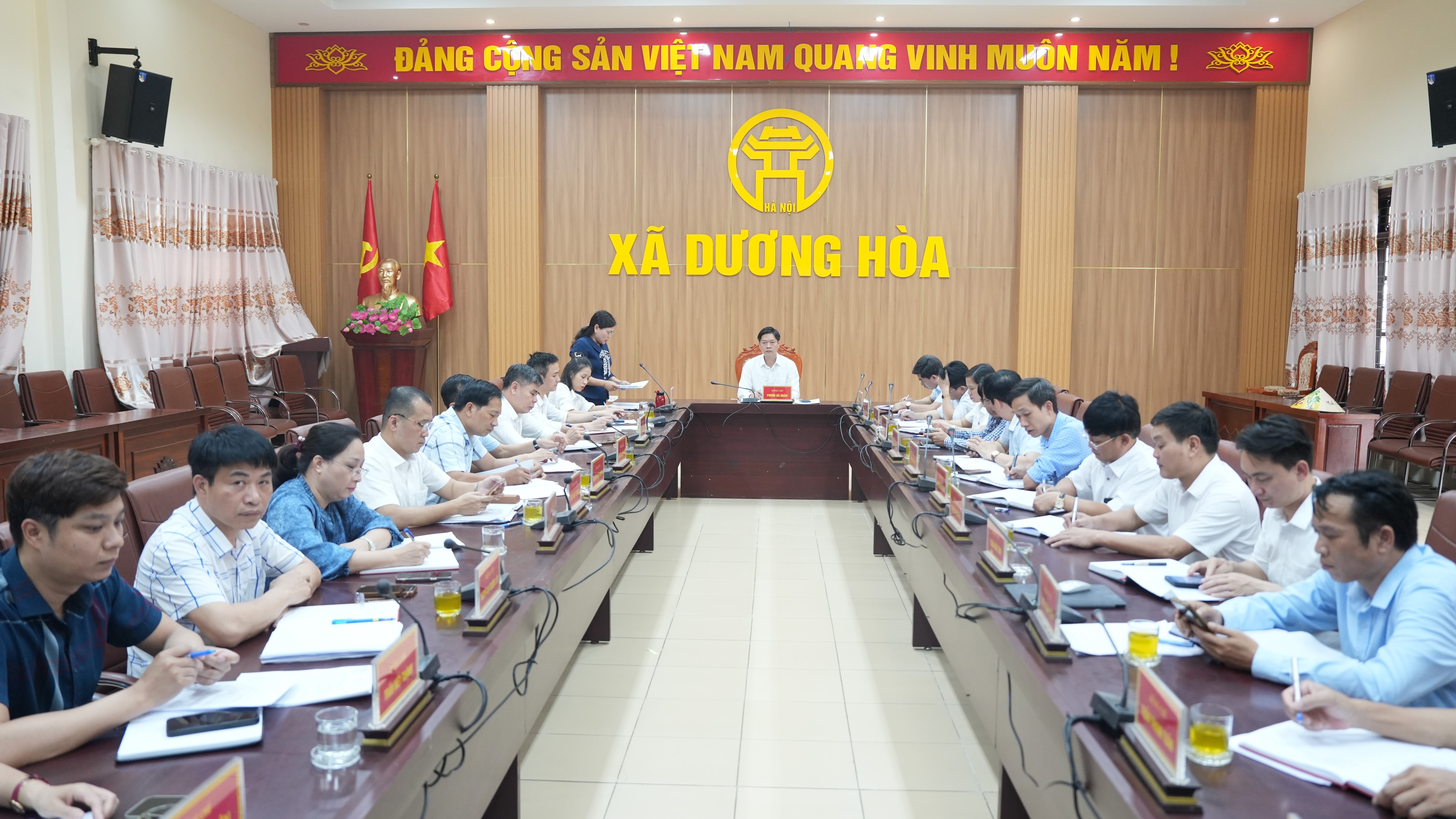 Đảng bộ xã Dương Hòa đánh giá toàn diện quý I, quyết liệt triển khai nhiệm vụ trọng tâm quý II-2026