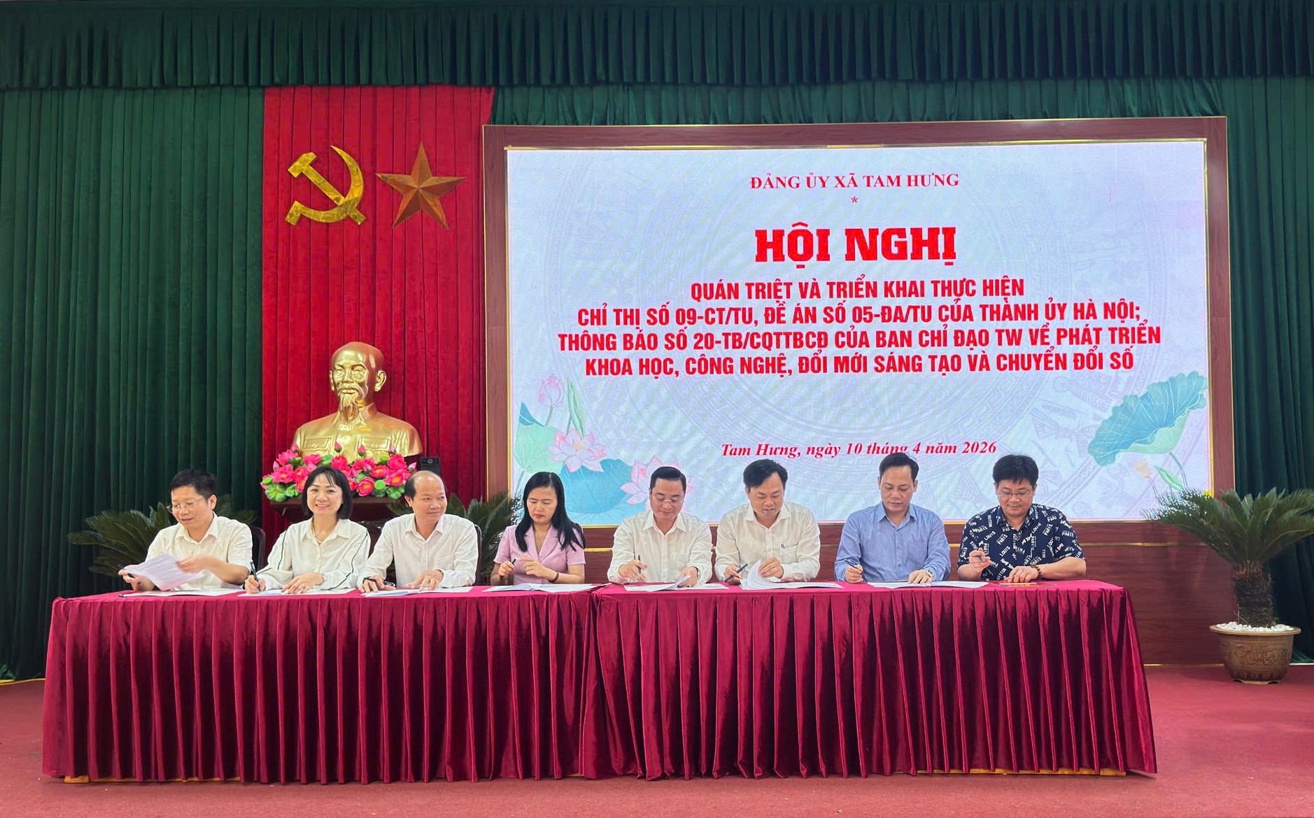 Xã Tam Hưng siết chặt kỷ luật, nâng cao trách nhiệm công vụ, tạo chuyển biến thực chất từ cơ sở
