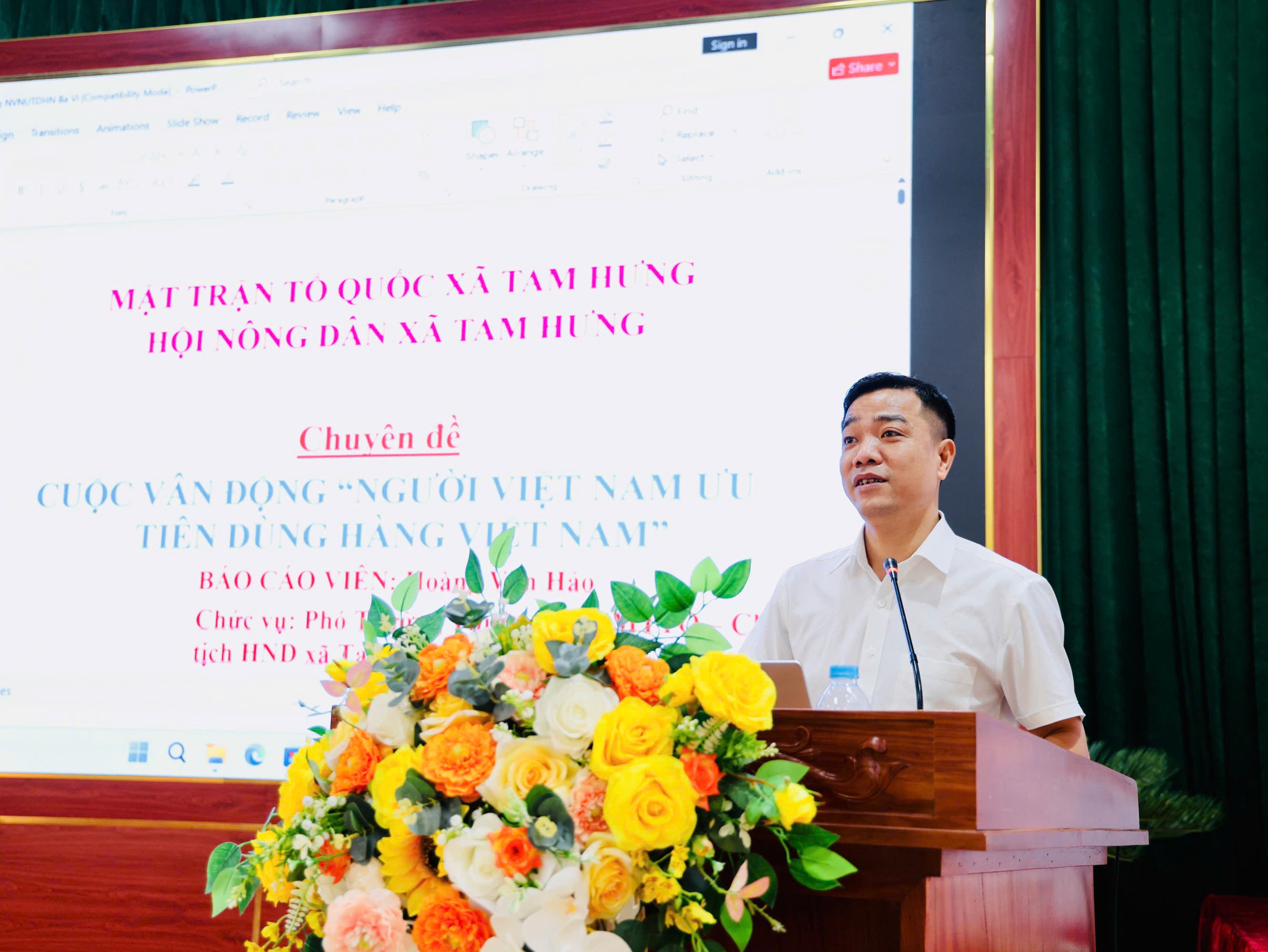 Xã Tam Hưng đổi mới tuyên truyền, đưa hàng Việt vươn xa bằng nền tảng số