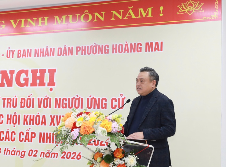 Phường Hoàng Mai: Cử tri nơi cư trú tín nhiệm tuyệt đối người ứng cử đại biểu Quốc hội và HĐND các cấp