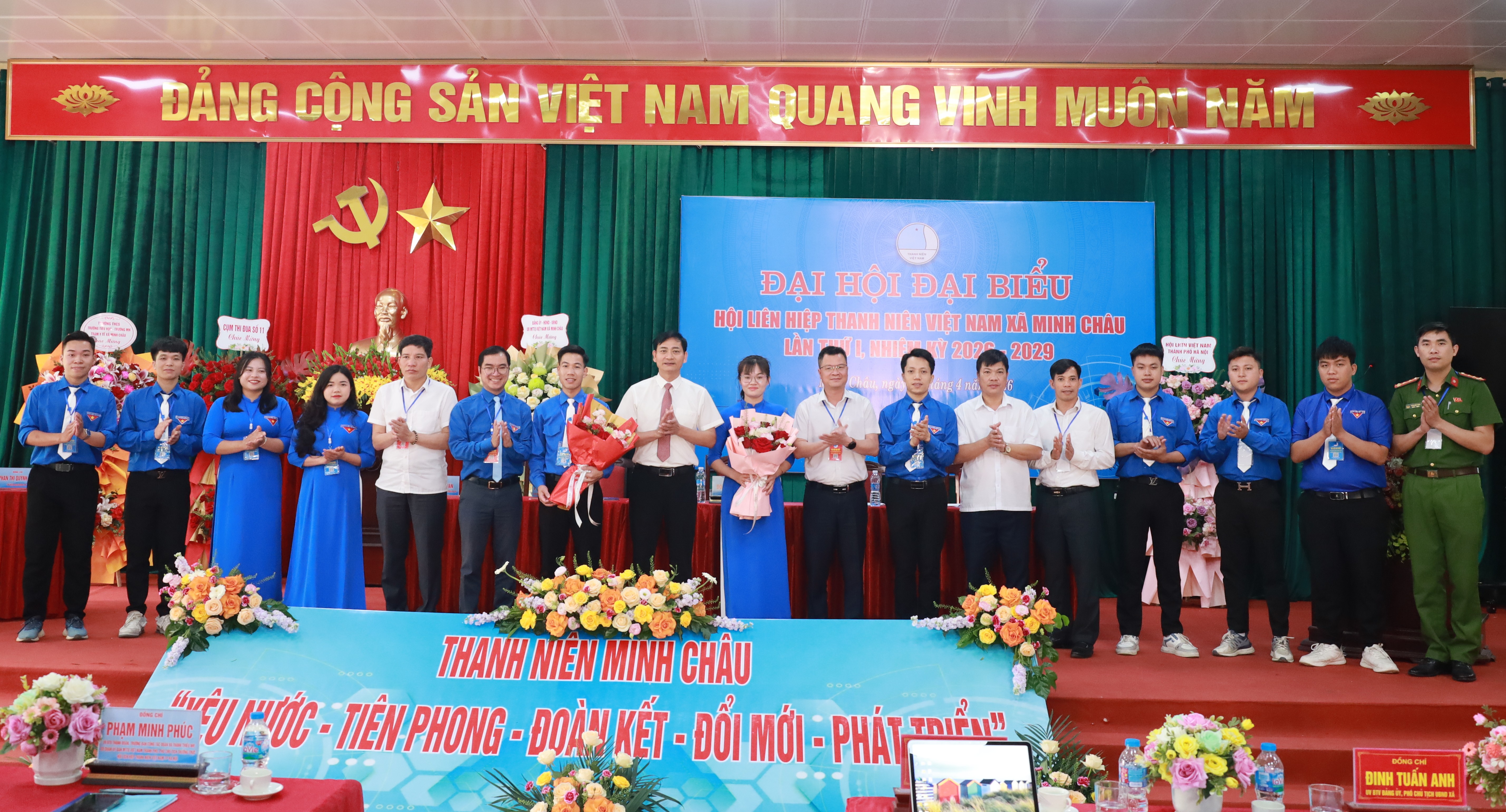 Xã Minh Châu: Đại hội Hội LHTN lần thứ I định hình thế hệ thanh niên tiên phong chuyển đổi số, kiến tạo phát triển