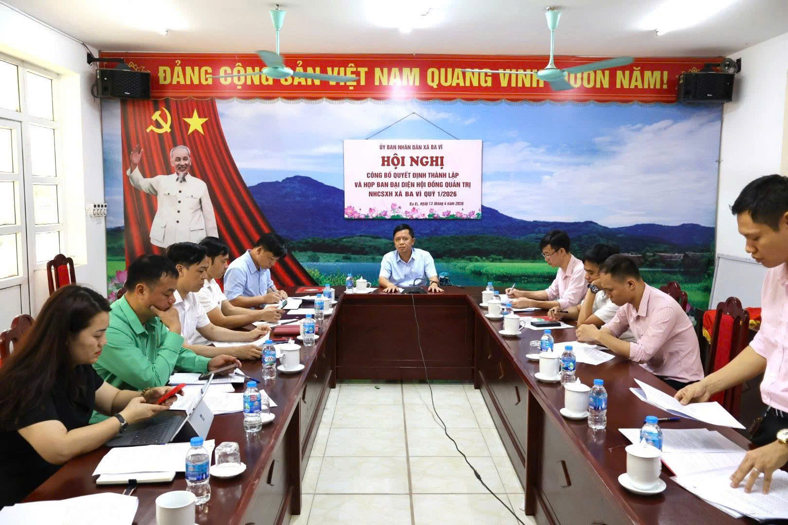 Xã Ba Vì kiện toàn Ban đại diện Ngân hàng Chính sách xã hội, nâng cao hiệu quả tín dụng phục vụ an sinh