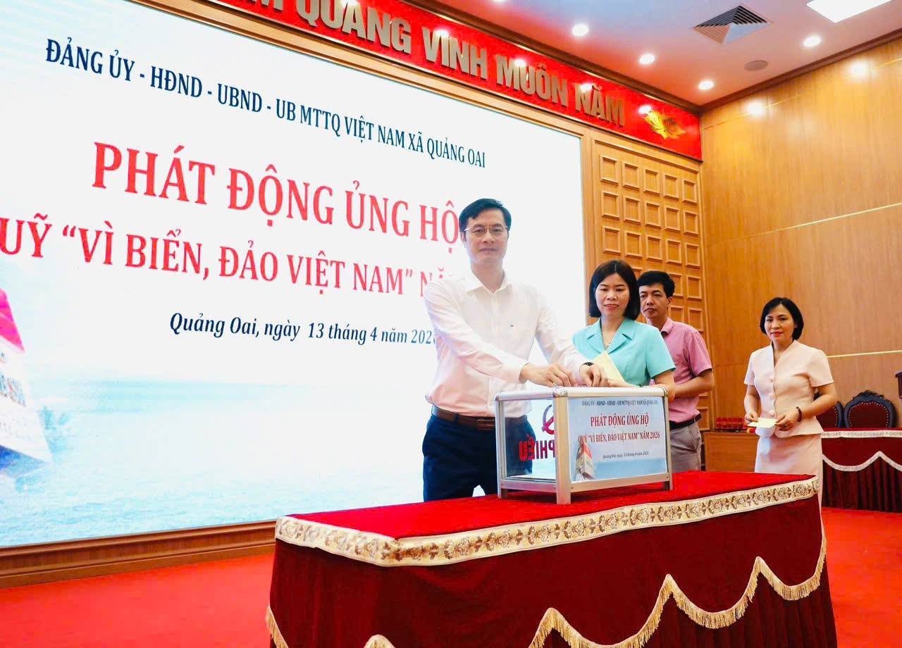 Xã Quảng Oai phát huy tinh thần đại đoàn kết, hướng về biển đảo quê hương