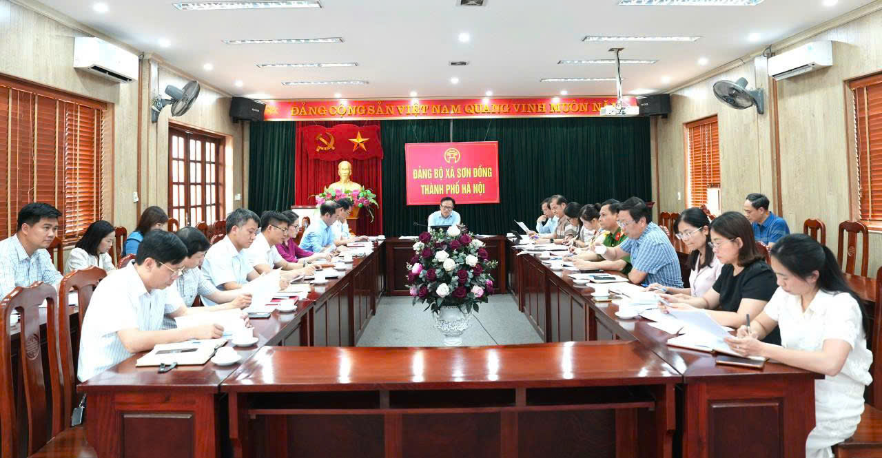 Xã Sơn Đồng tăng tốc giải ngân đầu tư công, quyết liệt tháo gỡ “nút thắt” giải phóng mặt bằng