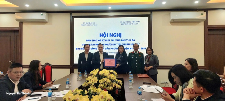 Phường Đông Ngạc chốt danh sách 41 ứng cử viên đại biểu HĐND nhiệm kỳ 2026–2031